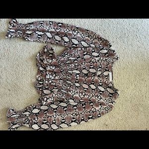 Snake skin shirt